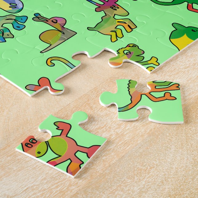 Quebra-cabeça Azulejos-Padrão de abstrato (Lateral)