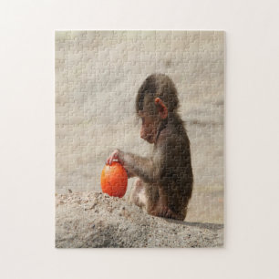 Quebra-cabeça Baboon Baby