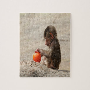 Quebra-cabeça Baboon Baby