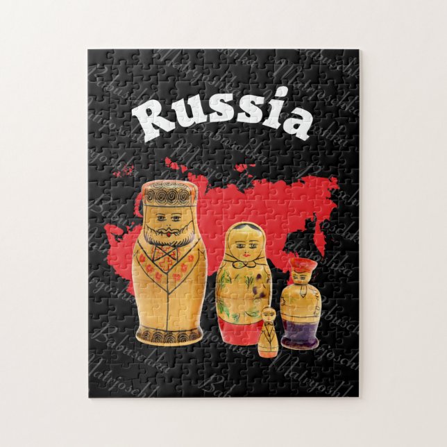 Quebra-cabeça Babuschka Matrjoschka Matryoshka puzzle (Vertical)