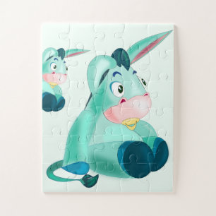 Quebra-cabeça Baby Donkey Jigsee Puzle Gift