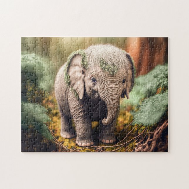 Quebra-cabeça Baby Elephant (Horizontal)