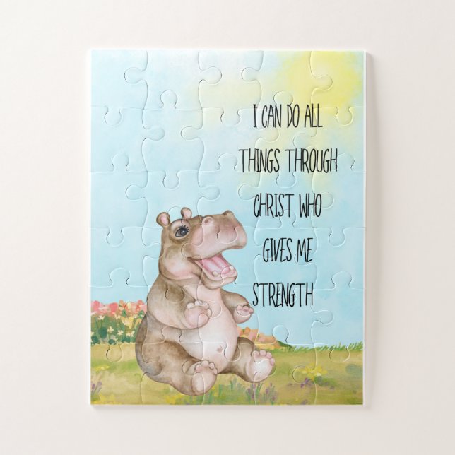 Quebra-cabeça Baby Safari/Hippo Kids/Playroom (Vertical)