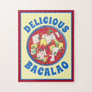 Quebra-cabeça Bacalao Porto Rico Cuisine Salgada Peixe-Bacalhau