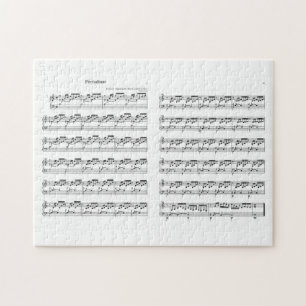 Quebra-cabeça Bach the Well Tempered Clavier Prealudium 1 C-duro