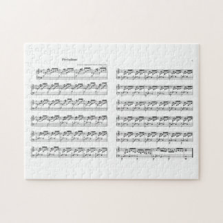 Quebra-cabeça Bach the Well Tempered Clavier Prealudium 1 C-duro