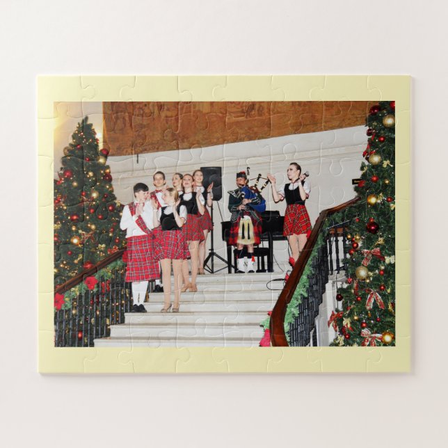 Quebra-cabeça Bagpiper e entretenedores (Horizontal)