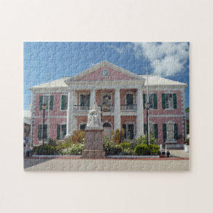 Quebra-cabeça Bahamas Parlamento Europeu - Vista de edifício que