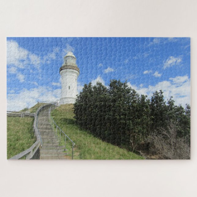 Quebra-cabeça baía de farol de ferro (Horizontal)