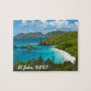 Quebra-cabeça Baía do tronco, St John USVI