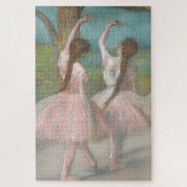 Quebra-cabeça Bailarinas em Rosa Edgar Degas