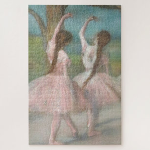Quebra-cabeça Bailarinas em Rosa Edgar Degas