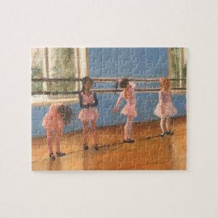 Quebra-cabeça Bailarinas impressionista na pintura da classe de