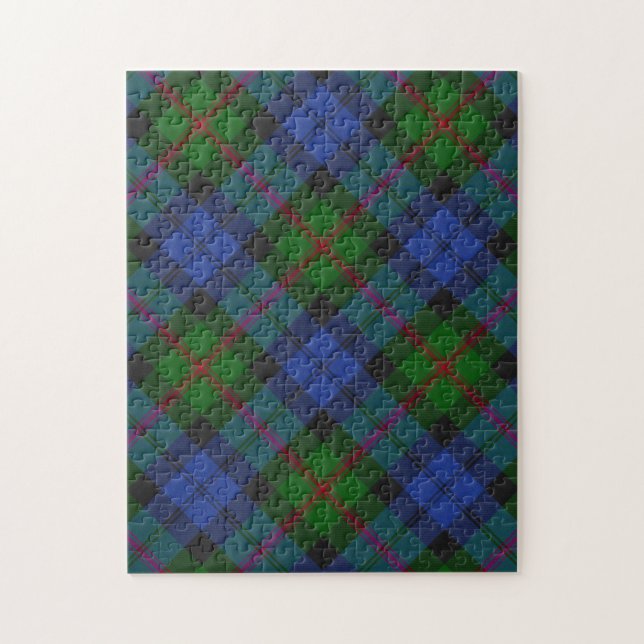Quebra-cabeça Baird Tartan - Padrão de Xadrez (Vertical)