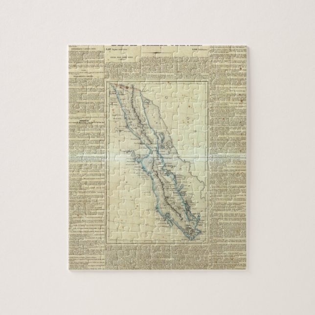 Quebra-cabeça Baja California, México (Vertical)