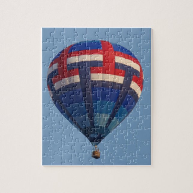 Quebra-cabeça Balão de ar quente azul (Vertical)
