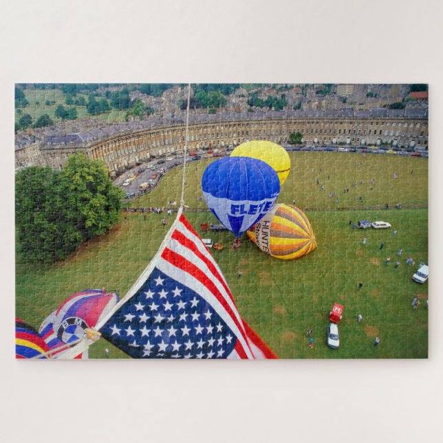 Quebra-cabeça Balão de Ar Quente Fiesta. (Horizontal)