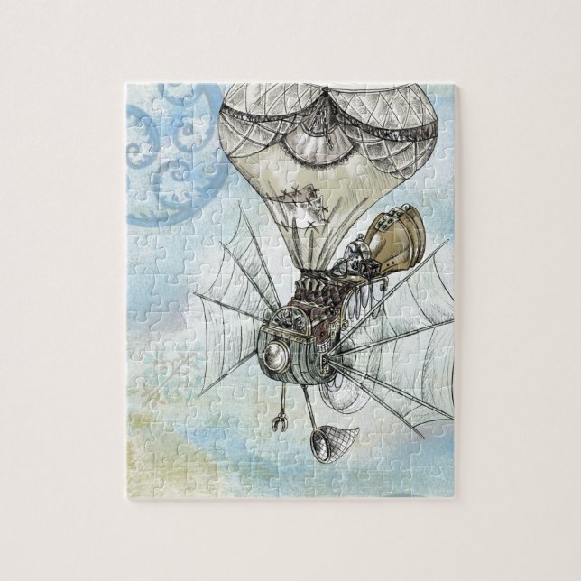 Quebra-cabeça balão de steampunk (Vertical)