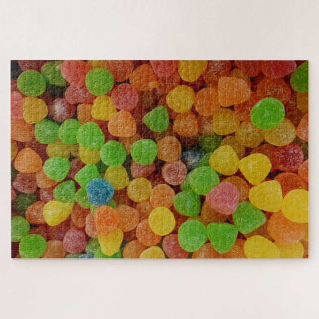 Quebra-cabeça Balas Coloridas Gumdrops (Horizontal)