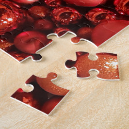 Quebra-cabeça Balas Vermelhas de decoração de Natal