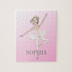 Quebra-cabeça Balé Ballerina Personal Pink Silver