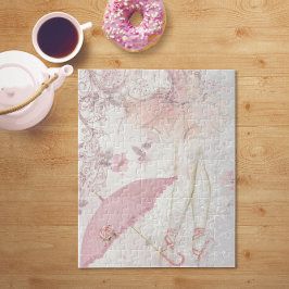 Quebra-cabeça Balé Dançarinos Guarda-chuva