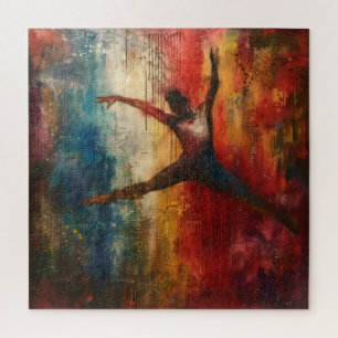 Quebra-cabeça Balé Dancer Abstrato Art