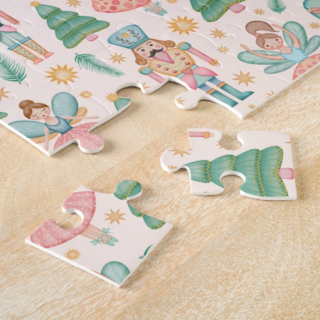 Quebra-cabeça Balé e Fadas de Nozes em Fundo de Creme (Lateral)