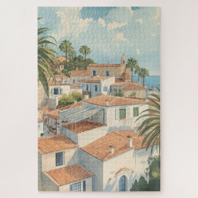 Quebra-cabeça Balearic Islands Vintage French Travel (Vertical)