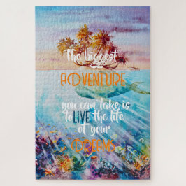 Quebra-cabeça Baleia Tropical de Eve Painted