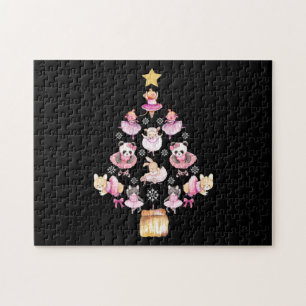 Quebra-cabeça Balés Ballerina Árvore de Natal