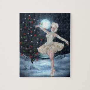 Quebra-cabeça Ballerina Dancer Girl : Fantasy Winter Quebra-cabe