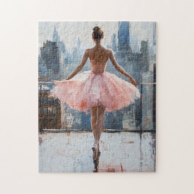 Quebra-cabeça Ballerina no Impressionista da Cidade (Vertical)