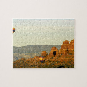 Quebra-cabeça Balões de Ar Quente em Sedona, Arizona, EUA.