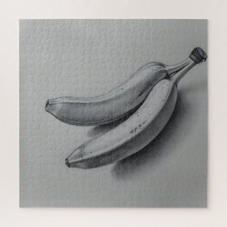 Quebra-cabeça Banana Exótica em Cinza