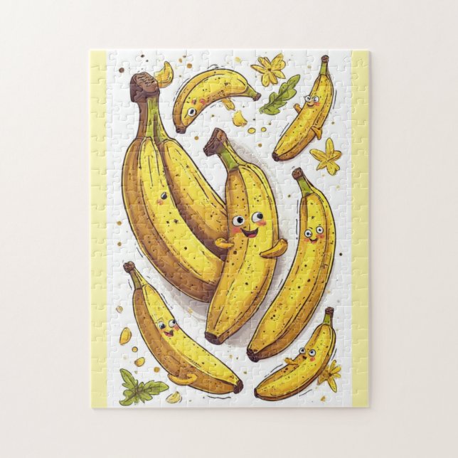 Quebra-cabeça Bananas Felizes Puzzle (Vertical)