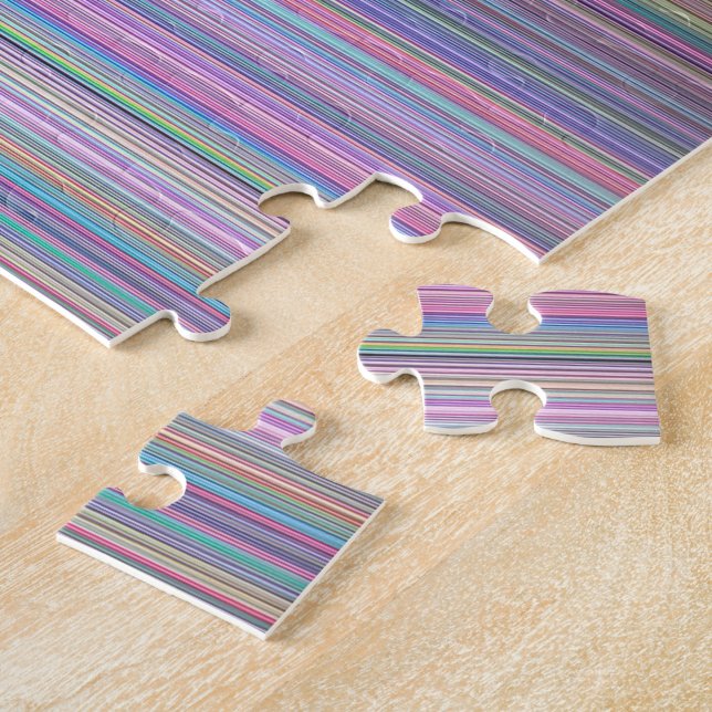 Quebra-cabeça Banda arco-íris de TV de tela plana quebrada (Lateral)