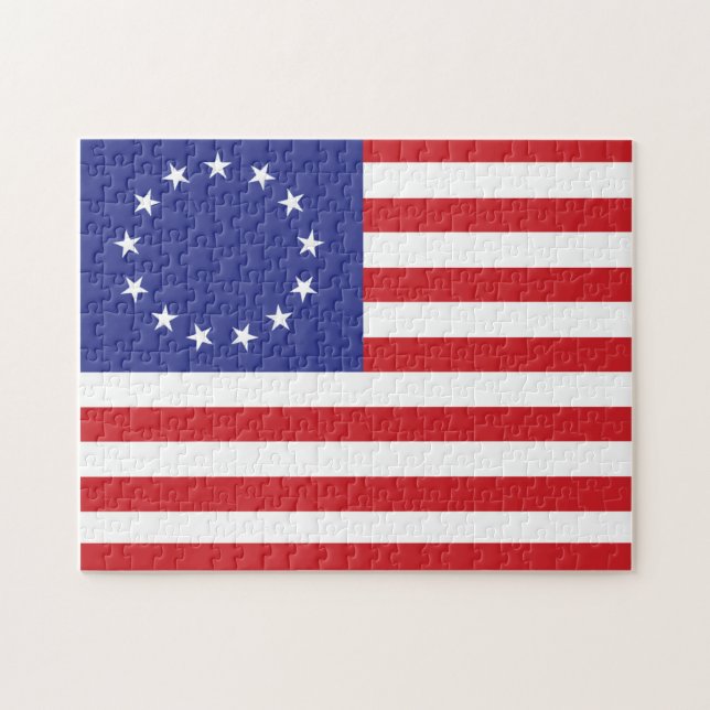 Quebra-cabeça Bandeira 13-Star dos Estados Unidos (Horizontal)