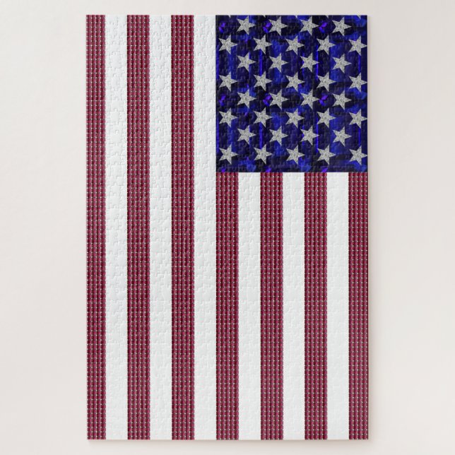 Quebra-cabeça Bandeira Americana (Vertical)