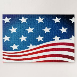 Quebra-cabeça Bandeira Americana