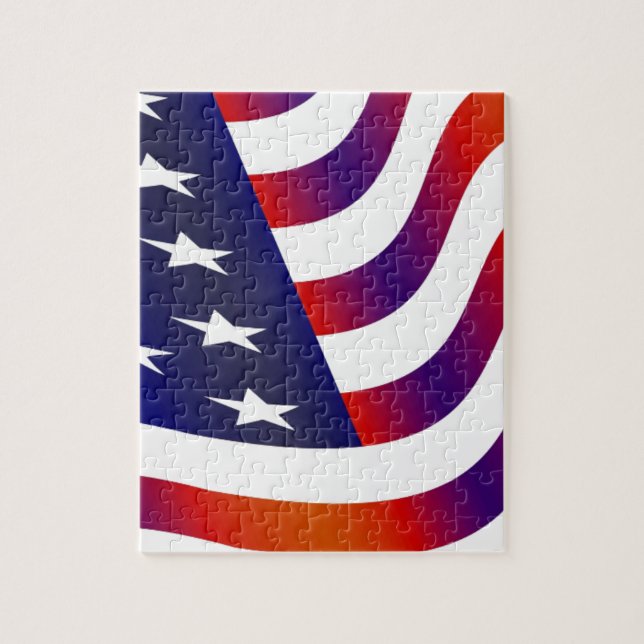 Quebra-cabeça Bandeira Americana (Vertical)