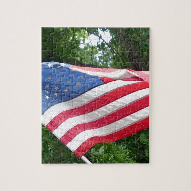 Quebra-cabeça Bandeira Americana (Vertical)