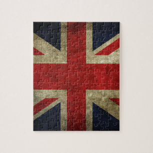 Quebra-cabeça Bandeira antiga real britânica de Union Jack