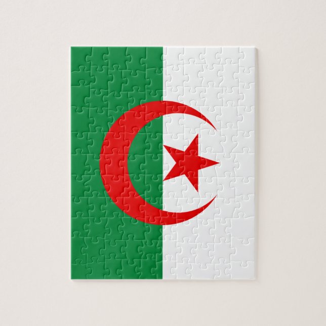 Quebra-cabeça Bandeira argelina (Vertical)