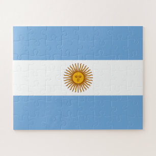 Quebra-cabeça Bandeira argentina patriótica