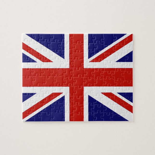 Quebra-cabeça bandeira britânica (Horizontal)