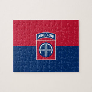 Quebra-cabeça Bandeira da 82ª Divisão Aerotransportada Veterano