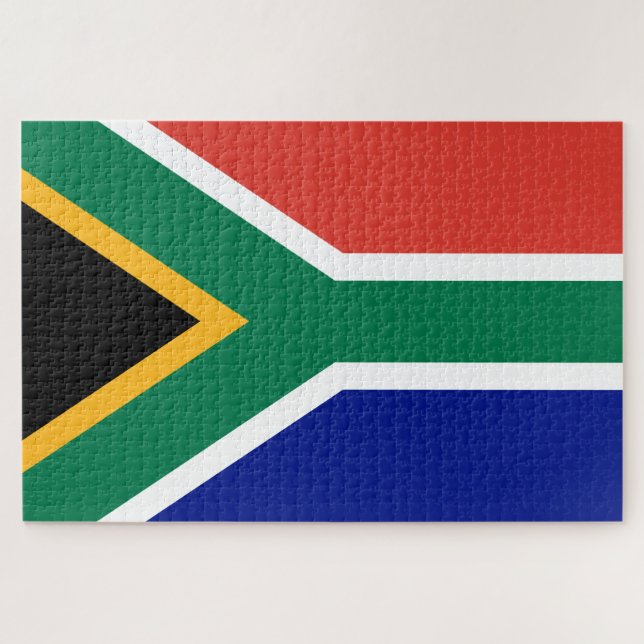 Quebra-cabeça Bandeira da África do Sul (Horizontal)