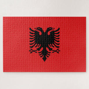 Quebra-cabeça Bandeira da Albânia