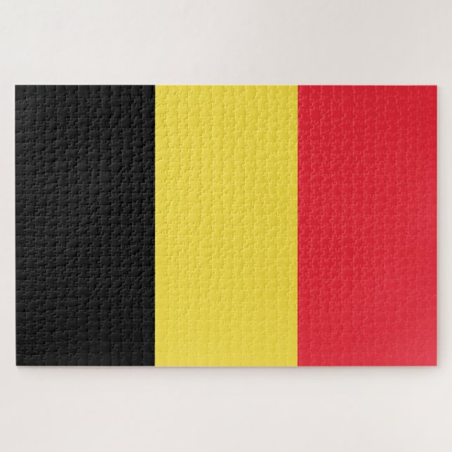 Quebra-cabeça Bandeira da Bélgica (Horizontal)
